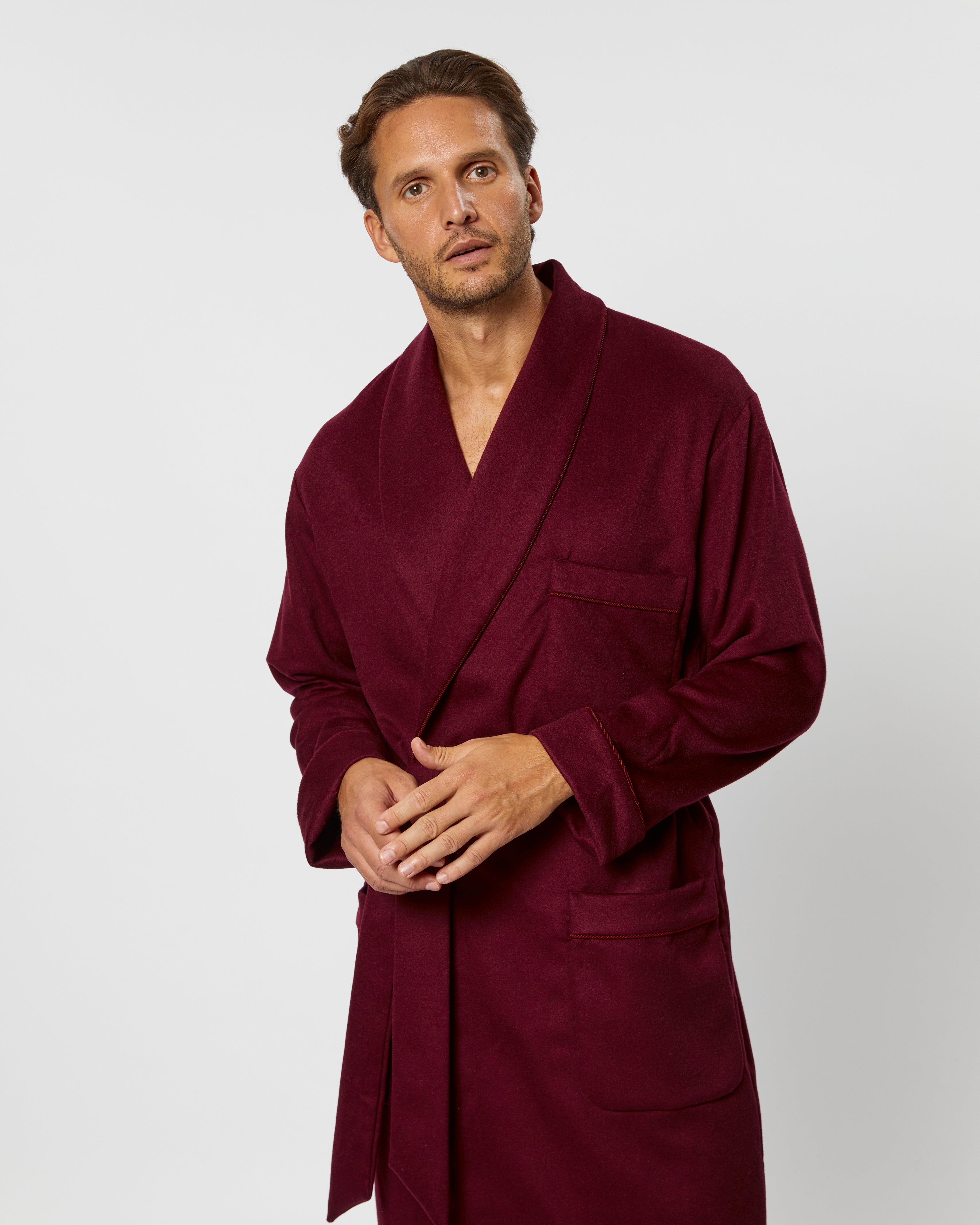 Men's Angus Ultra-Soft Cashmere Robe | Cashmere robe, Cashmere, Robe
